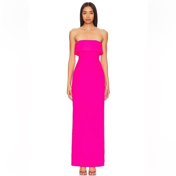 Lovers + Friends Dresses & Skirts - Lovers + Friends Serena Gown Electric Pink
Strapless Sheath dress Revolve NWT S